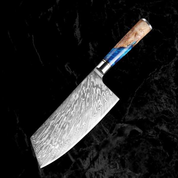 Blue Wave 7-Piece Knife Set. -TOP LINE COLLECTION