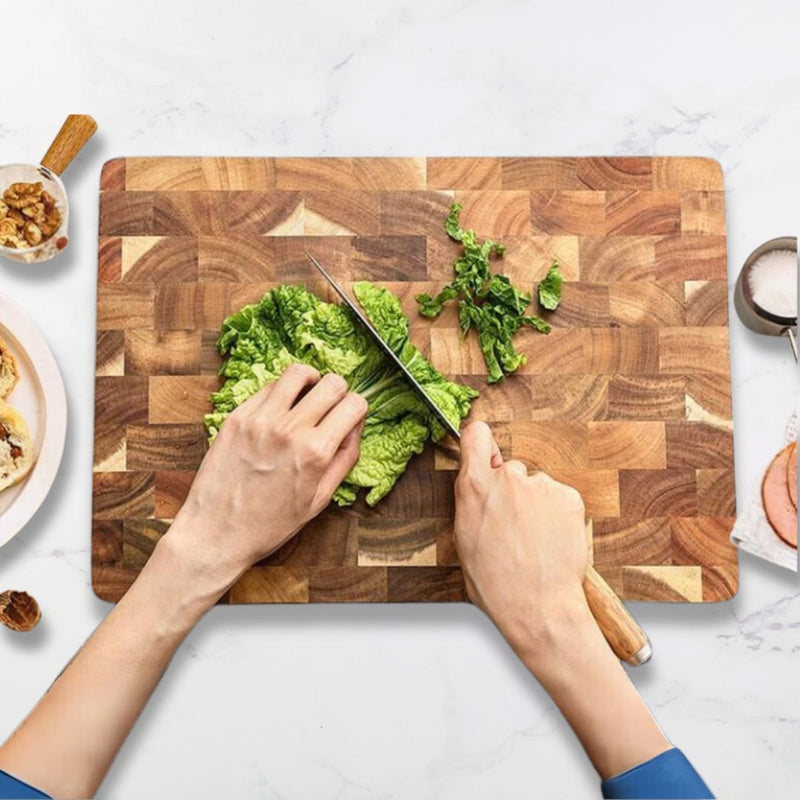 Chopping Board with End Grain Design