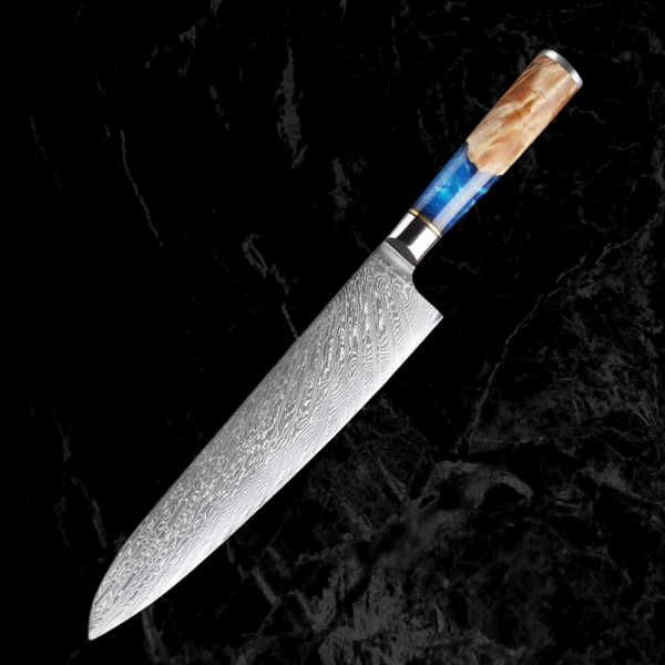 Blue Wave 7-Piece Knife Set. -TOP LINE COLLECTION