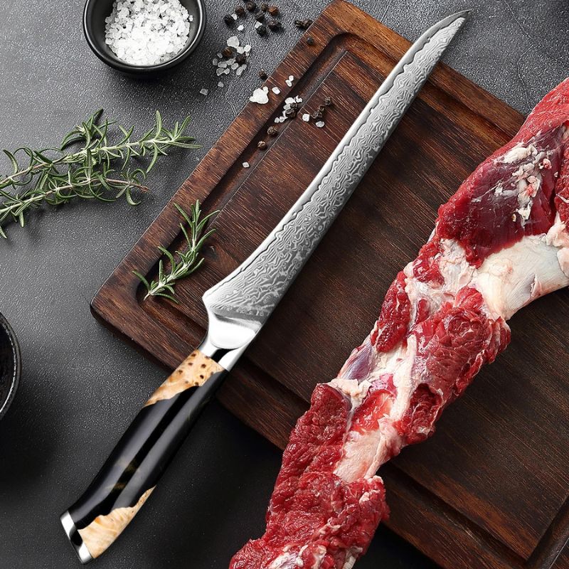 6-Inch Japanese Damascus Boning Knife – Precision & Strength